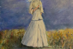 Mädchen auf dem Feld