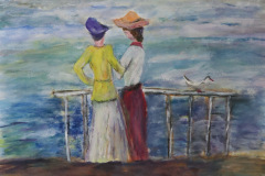 Damen am Meer