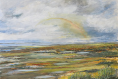Regenbogen am Jadebusen